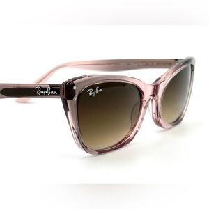 Women’s Cat Eye Sunglasses Lt Pink RB2299 Lady Burbank Ray-Ban Sunglasses 52-20